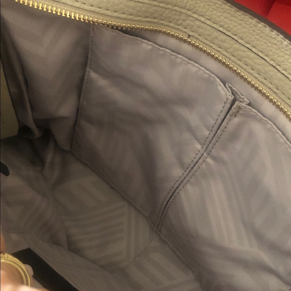 NWOT - Rebecca Minkoff Elegant Gray Satchel with Fringe - Never used - Picture 7 of 11